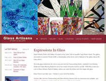 Tablet Screenshot of glassartisans.ca